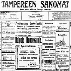 Osuuskunta-lehtileikkeit&auml; 1907-1920 sis&auml;lt&auml;v&auml;t lehdet kokonaisina