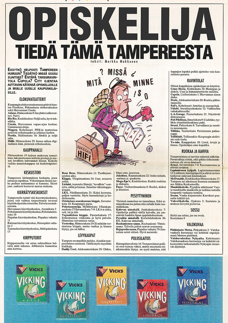 City-lehti Lokakuu 1993