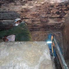Saunan kalkitus 2001